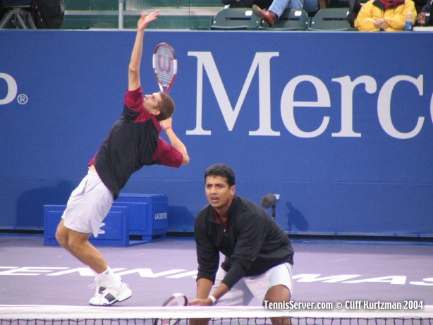 Tennis - Max Mirnyi (left) and Mahesh Bhupathi