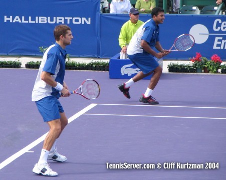 Tennis - Max Mirnyi (left) and Mahesh Bhupathi