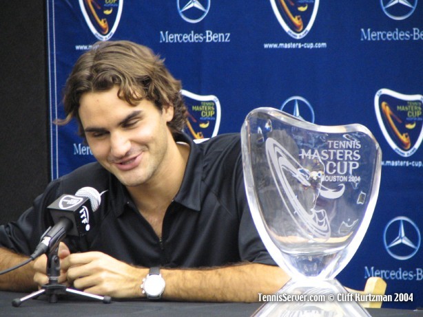 Tennis - Roger Federer - 2004 Masters Cup Trophy