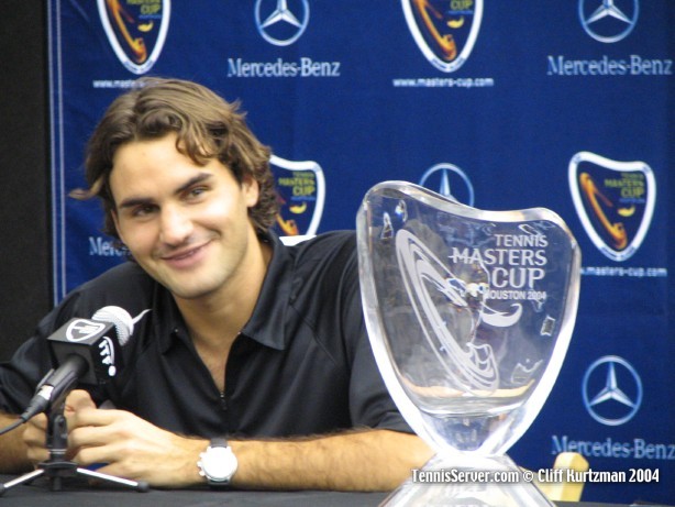 Tennis - Roger Federer - 2004 Masters Cup Trophy