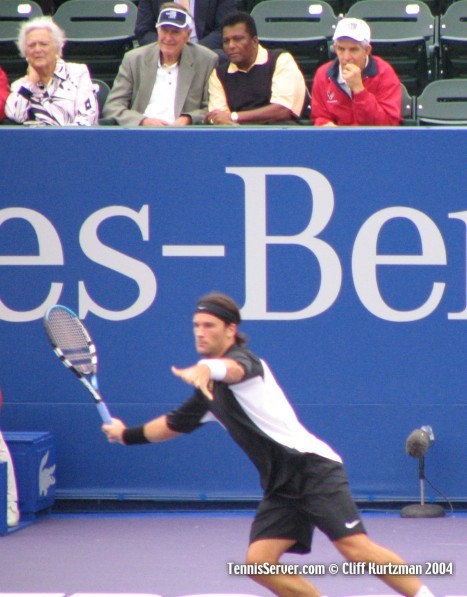 Tennis - Carlos Moya - Barbara Bush - George Bush - Jim McIngvale