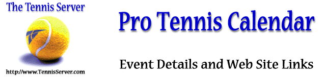 Pro Tennis Calendar Banner