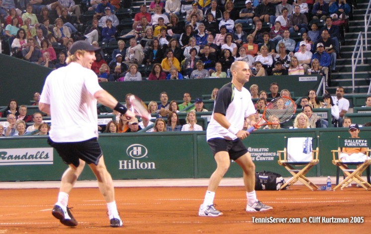 Tennis - Jim Courier - Andre Agassi