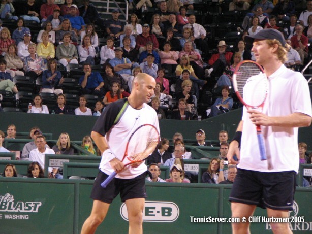 Tennis - Jim Courier - Andre Agassi