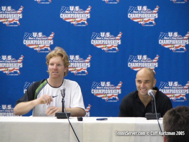 Tennis - Jim Courier - Andre Agassi