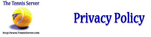 Tennis Server Privacy Policy Banner