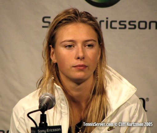 Tennis - Maria Sharapova