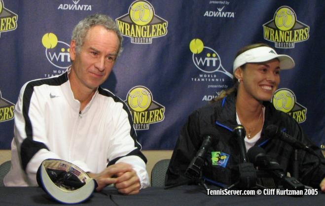 Tennis - John McEnroe - Martina Hingis