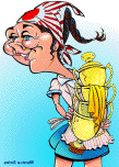 Monica Seles Caricature