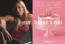 Nicole Vaidisova (Reebok I Am What I Am) Art Poster Print (Unframed) - 24 X 36