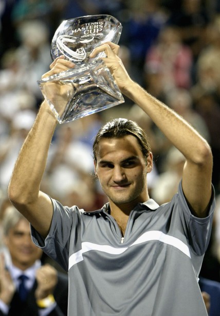 2003 Masters Cup Champion Roger Federer