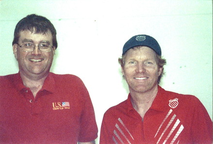 Vince Barr & Jim Courier Photo